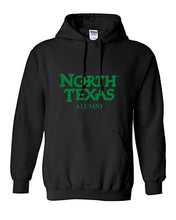 Load image into Gallery viewer, University of North Texas Alumni Hooded Sweatshirt - Black
