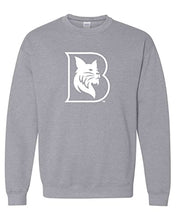 Load image into Gallery viewer, Bates College Bobcat B Crewneck Sweatshirt - Sport Grey