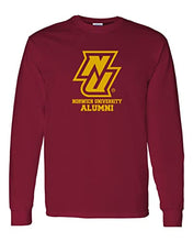 Load image into Gallery viewer, Norwich University Alumni Long Sleeve Shirt - Cardinal Red