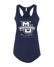 Load image into Gallery viewer, Marquette University Alumni Ladies Tank Top - Midnight Navy