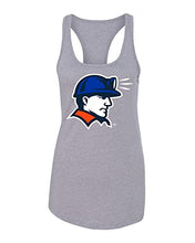 Load image into Gallery viewer, Wisconsin Platteville Pioneer Pete Ladies Tank Top - Heather Grey