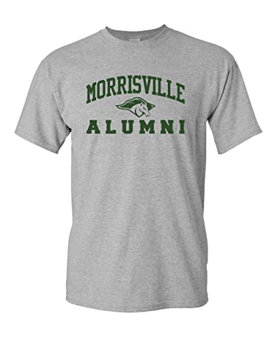 Morrisville State College Official Logo T-Shirt - Sport Grey