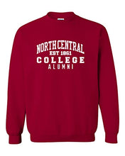 Load image into Gallery viewer, North Central College Alumni Crewneck Sweatshirt - Cardinal Red