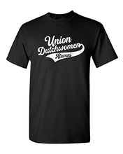 Load image into Gallery viewer, Union College Dutchwomen Alumni T-Shirt - Black