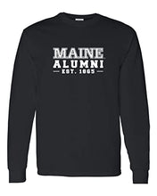 Load image into Gallery viewer, University of Maine Alumni Long Sleeve Shirt - Black