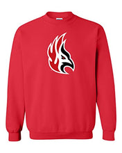 Load image into Gallery viewer, Carthage College Firebird Mascot Crewneck Sweatshirt - Red