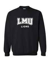 Load image into Gallery viewer, Loyola Marymount University Mascot Crewneck Sweatshirt - Black