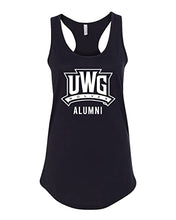 Load image into Gallery viewer, University of West Georgia Alumni Ladies Tank Top - Black