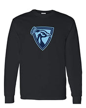 Load image into Gallery viewer, Upper Iowa Peacocks Long Sleeve Shirt - Black