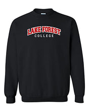 Load image into Gallery viewer, Lake Forest College Crewneck Sweatshirt - Black