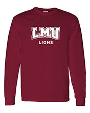 Load image into Gallery viewer, Loyola Marymount University Mascot Long Sleeve Shirt - Cardinal Red