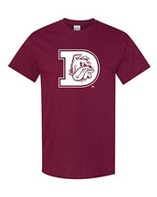 Load image into Gallery viewer, Minnesota Duluth White Bulldog T-Shirt - Maroon
