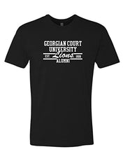 Load image into Gallery viewer, Georgian Court University Alumni Exclusive Soft Shirt - Black