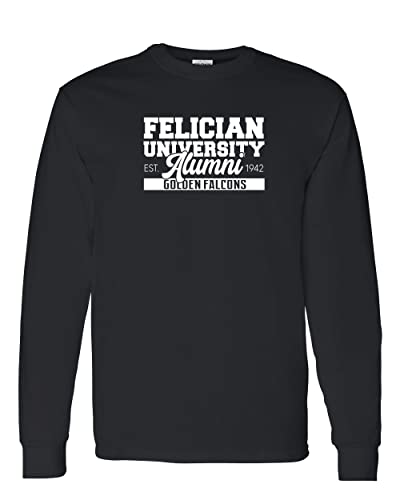 Felician University Alumni Long Sleeve Shirt - Black