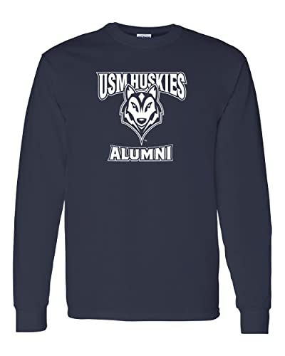 USM Southern Maine Alumni Long Sleeve Shirt - Navy