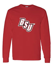 Load image into Gallery viewer, Bridgewater State University BSU Long Sleeve Shirt - Red
