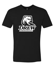 Load image into Gallery viewer, Drew University Stacked Logo Exclusive Soft Shirt - Black