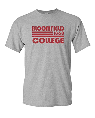 Bloomfield College Retro T-Shirt - Sport Grey