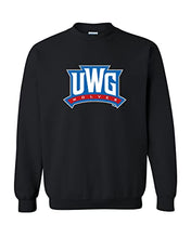 Load image into Gallery viewer, University of West Georgia UWG Wolves Crewneck Sweatshirt - Black
