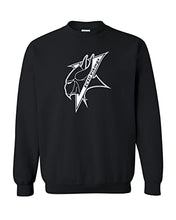Load image into Gallery viewer, Elizabeth City State Mascot Crewneck Sweatshirt - Black