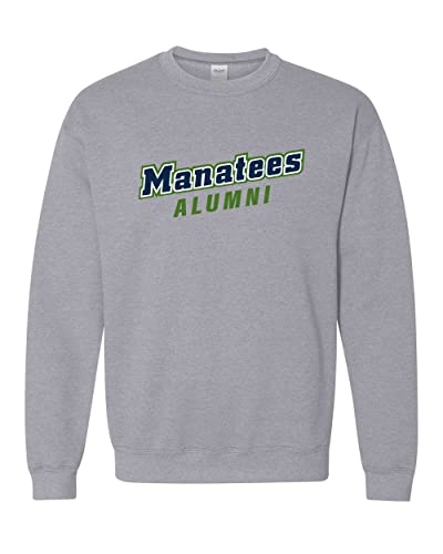 State College of Florida Manatees Alumni Crewneck Sweatshirt - Sport Grey