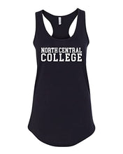 Load image into Gallery viewer, North Central College Block Ladies Tank Top - Black