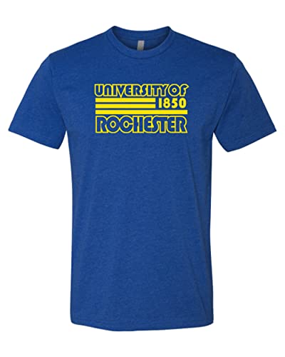 Retro University of Rochester Exclusive Soft Shirt - Royal