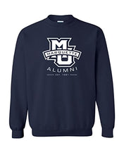 Load image into Gallery viewer, Marquette University Alumni Crewneck Sweatshirt - Navy