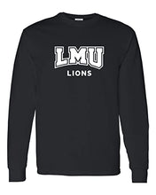 Load image into Gallery viewer, Loyola Marymount University Mascot Long Sleeve Shirt - Black