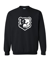 Load image into Gallery viewer, Bob Jones University Mascot Head Crewneck Sweatshirt - Black