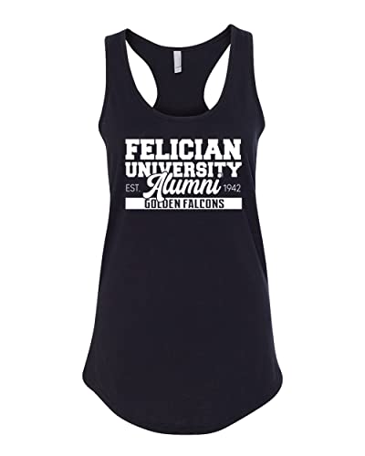 Felician University Alumni Ladies Tank Top - Black