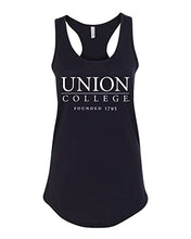 Load image into Gallery viewer, Union College Founded 1795 Ladies Tank Top - Black