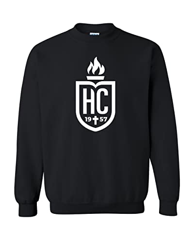 Hilbert College Shield Crewneck Sweatshirt - Black