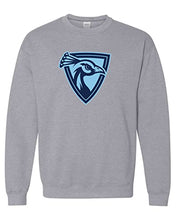 Load image into Gallery viewer, Upper Iowa Peacocks Crewneck Sweatshirt - Sport Grey