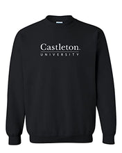 Load image into Gallery viewer, Castleton University Crewneck Sweatshirt - Black