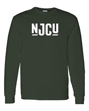 Load image into Gallery viewer, New Jersey City NJCU Long Sleeve Shirt - Forest Green