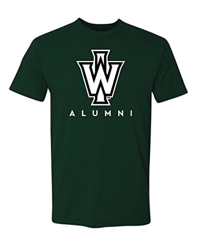 Illinois Wesleyan University Alumni T-Shirt - Forest Green