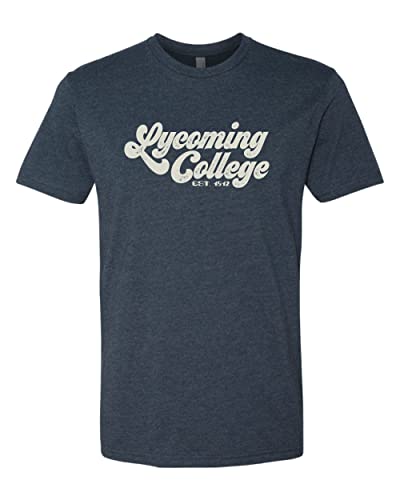 Vintage Lycoming College Soft Exclusive T-Shirt - Midnight Navy