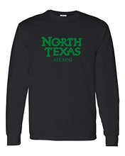 Load image into Gallery viewer, University of North Texas Alumni Long Sleeve T-Shirt - Black
