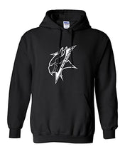 Load image into Gallery viewer, Elizabeth City State Mascot Hooded Sweatshirt - Black
