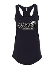 Load image into Gallery viewer, Mercy College Stacked Logo Ladies Tank Top - Black