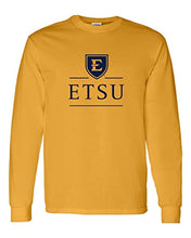 Load image into Gallery viewer, East Tennessee State ETSU Long Sleeve T-Shirt - Gold