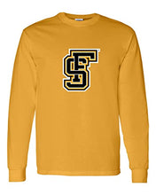 Load image into Gallery viewer, Framingham State University FS Long Sleeve Shirt - Gold