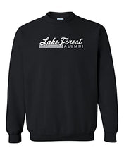 Load image into Gallery viewer, Vintage Lake Forest Alumni Crewneck Sweatshirt - Black