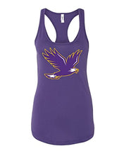 Load image into Gallery viewer, Elmira College Soaring Mascot Ladies Tank Top - Purple Rush
