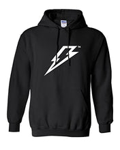 Load image into Gallery viewer, University of New England Bolt Hooded Sweatshirt - Black