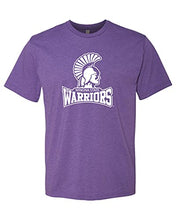 Load image into Gallery viewer, Winona State Warriors Primary Soft Exclusive T-Shirt - Purple Rush