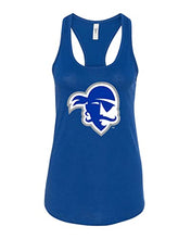 Load image into Gallery viewer, Seton Hall 1 Color Mascot Ladies Tank Top - Royal