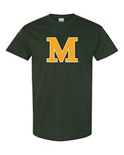 Load image into Gallery viewer, Marywood University M T-Shirt - Forest Green