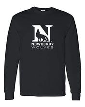 Load image into Gallery viewer, Newberry College Wolves Long Sleeve T-Shirt - Black